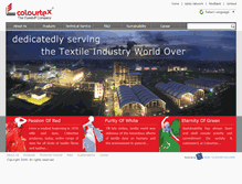 Tablet Screenshot of colourtex.co.in